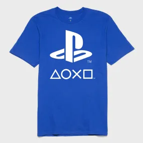 Playstation - Logo and Buttons Tee