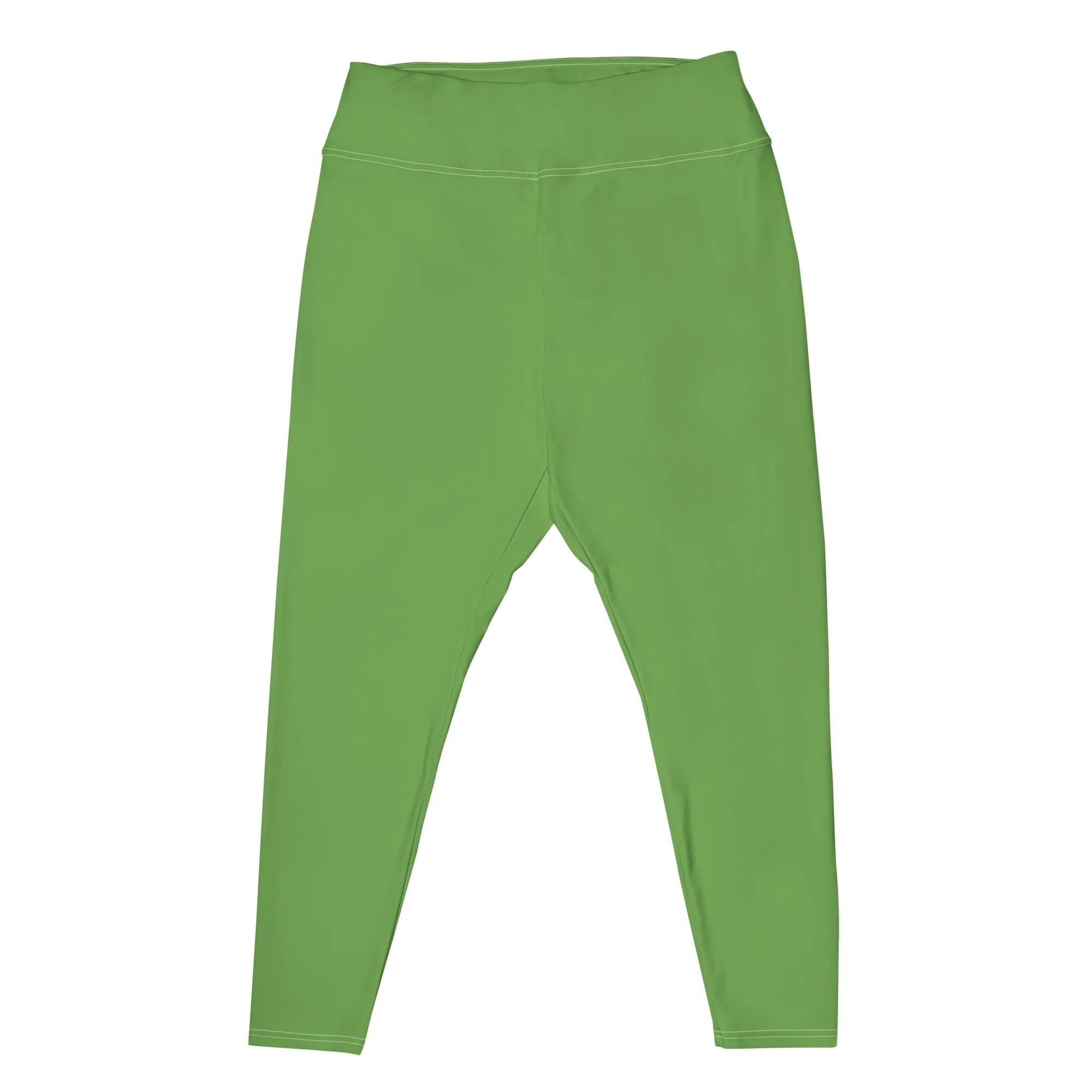 Plus Size Leggings Green Apple