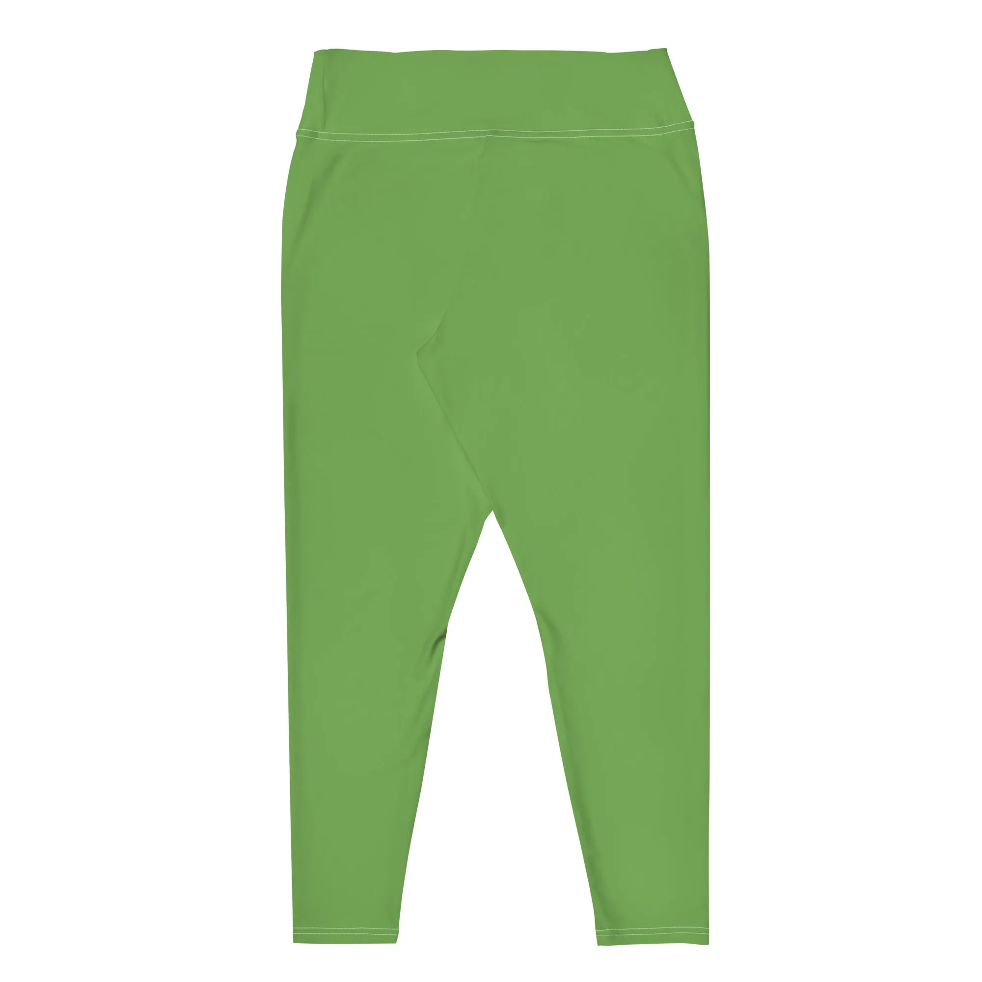 Plus Size Leggings Green Apple