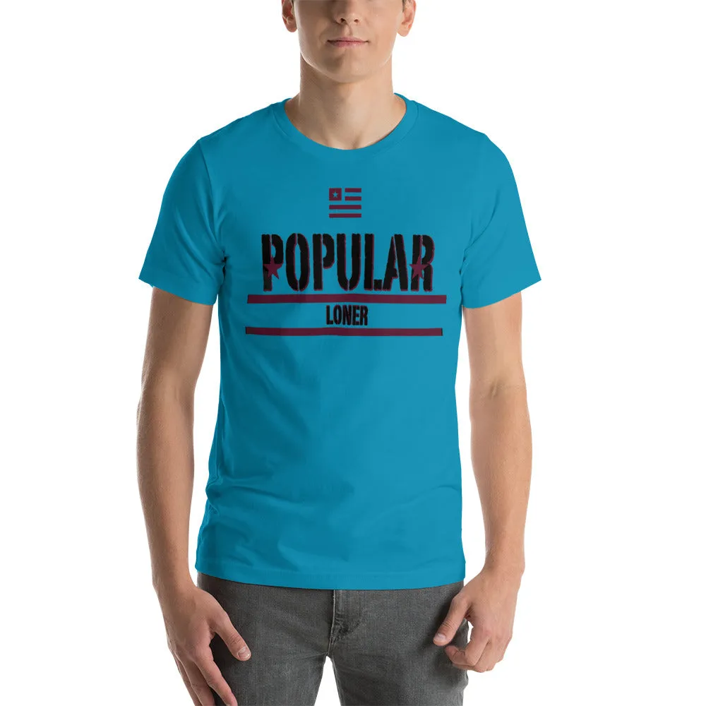 Popular Loner Black Logo Unisex t-shirt