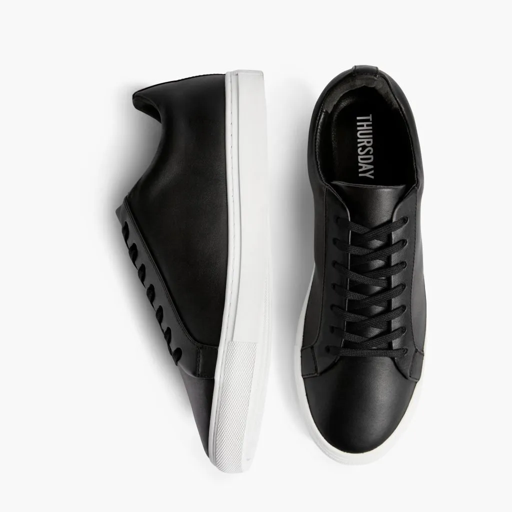 Premier Low Top | Black (Blind Eyelets)