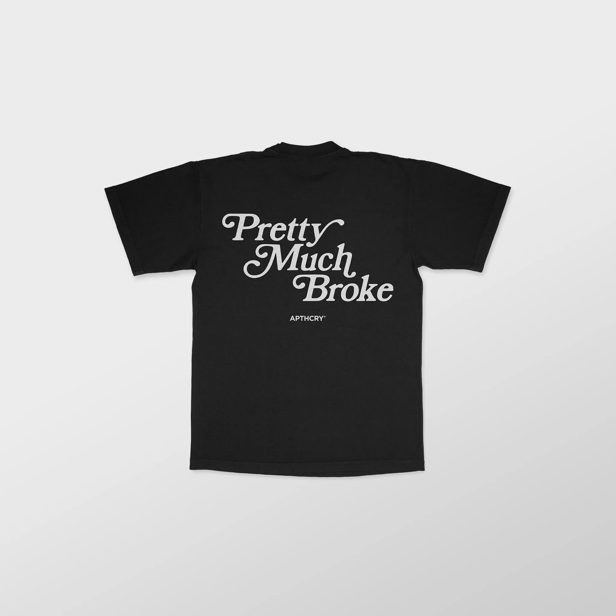 Pretty Much Broke® Puff Print Tee - Black