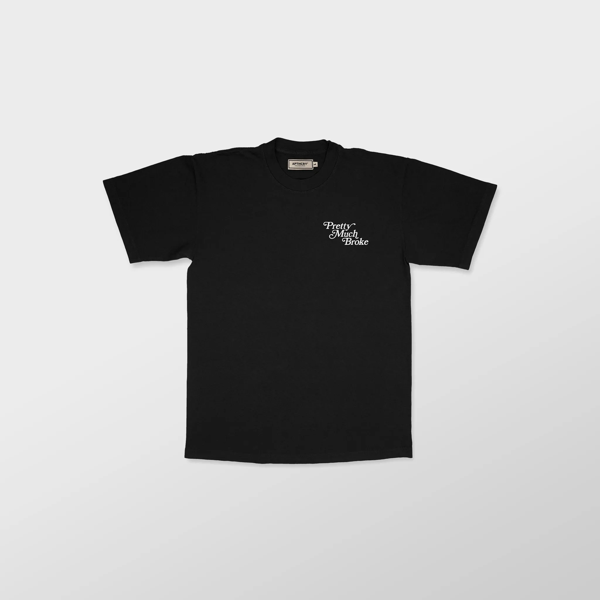 Pretty Much Broke® Puff Print Tee - Black