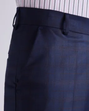 Prodigy Checkered Dress Pants - Navy