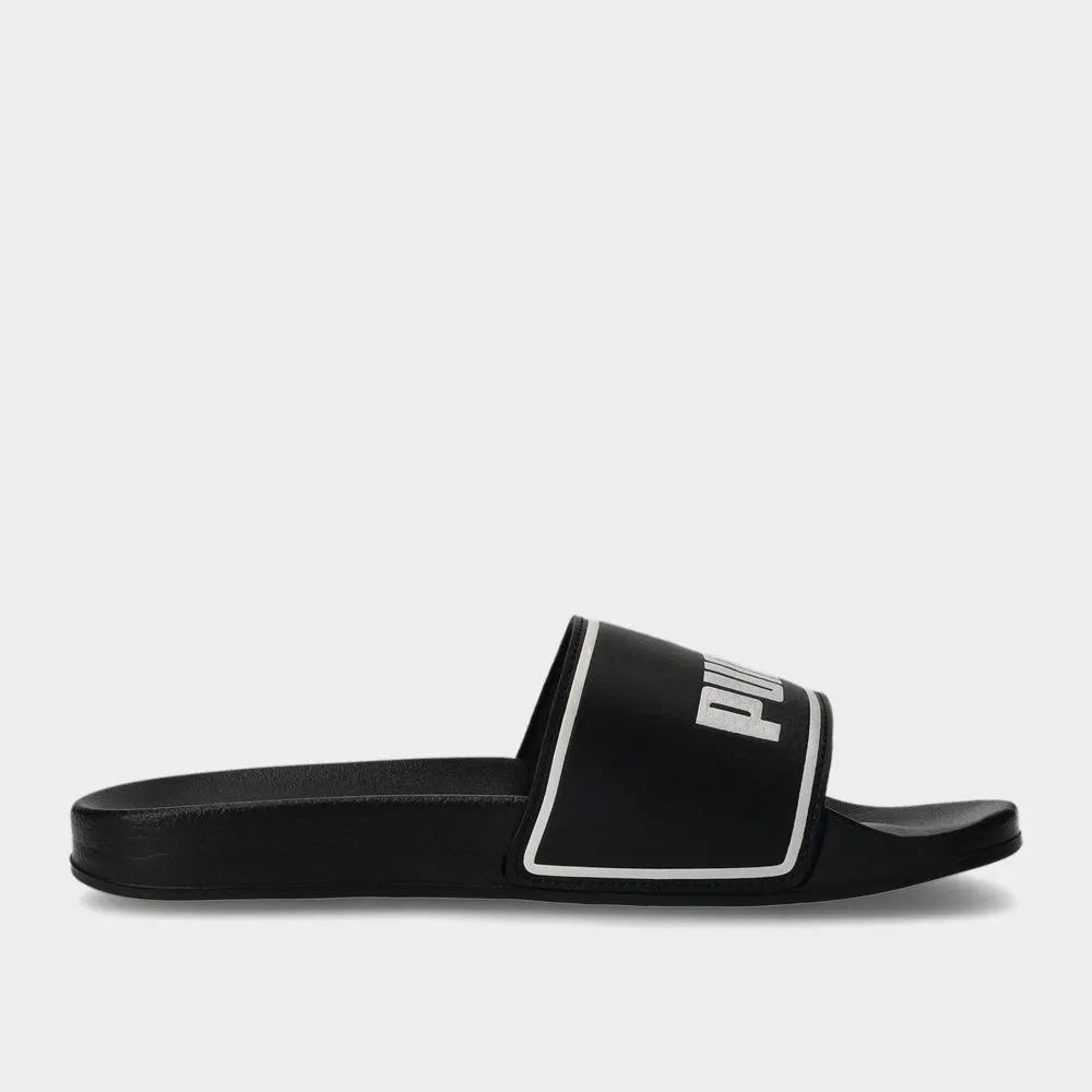 Puma Mens Poolcat Slide Black/White _ 180915 _ Black