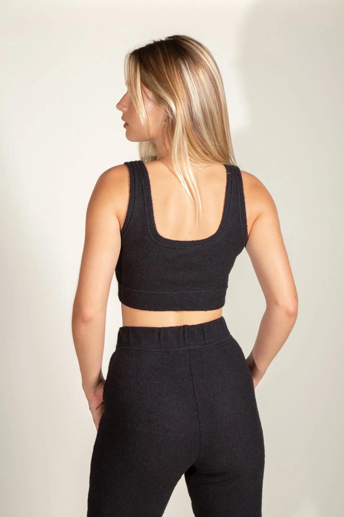 Quinn Cropped Soft Knit Sweater Tank