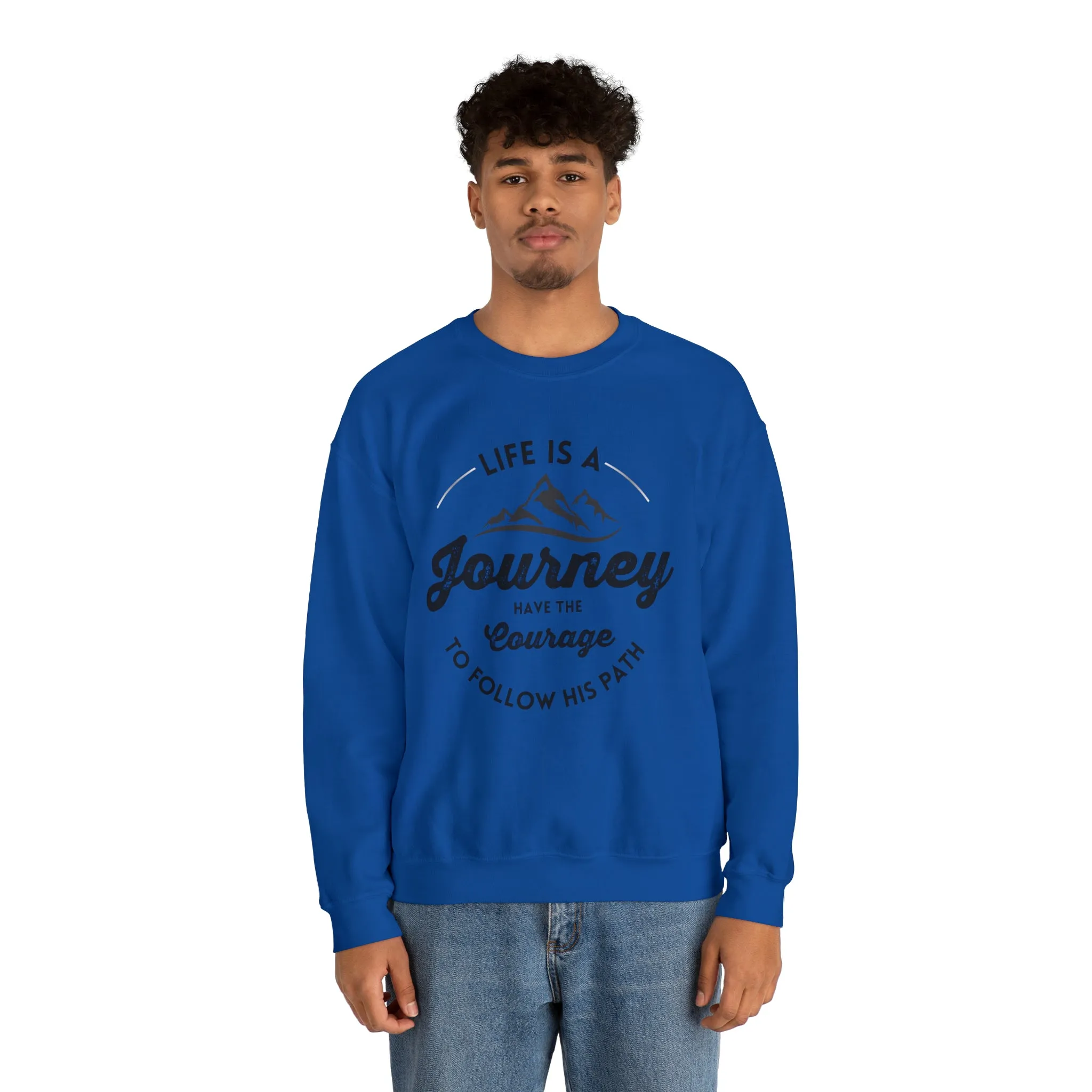 "Journey" Unisex Heavy Blend™ Crewneck Sweatshirt