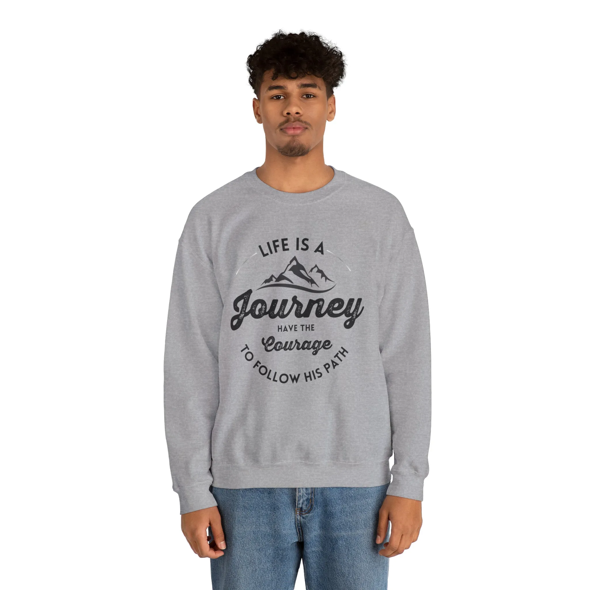 "Journey" Unisex Heavy Blend™ Crewneck Sweatshirt