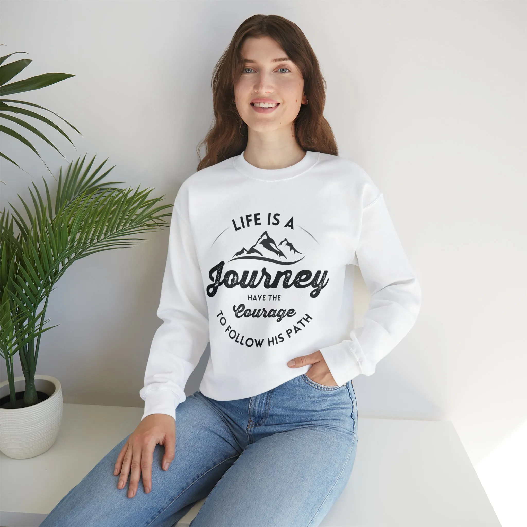 "Journey" Unisex Heavy Blend™ Crewneck Sweatshirt