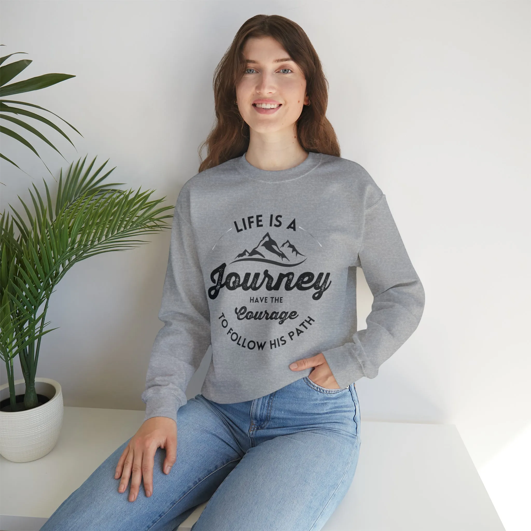 "Journey" Unisex Heavy Blend™ Crewneck Sweatshirt