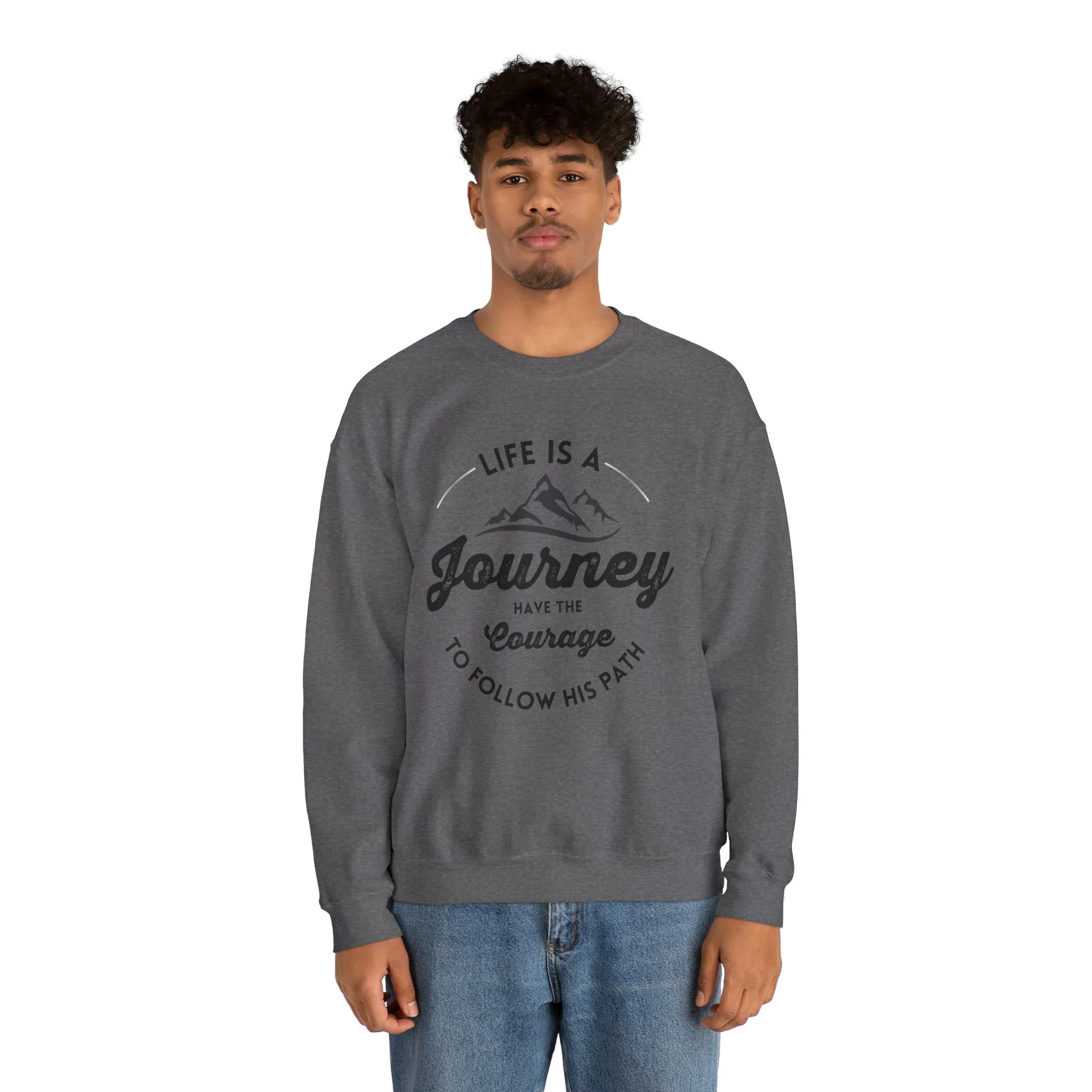 "Journey" Unisex Heavy Blend™ Crewneck Sweatshirt