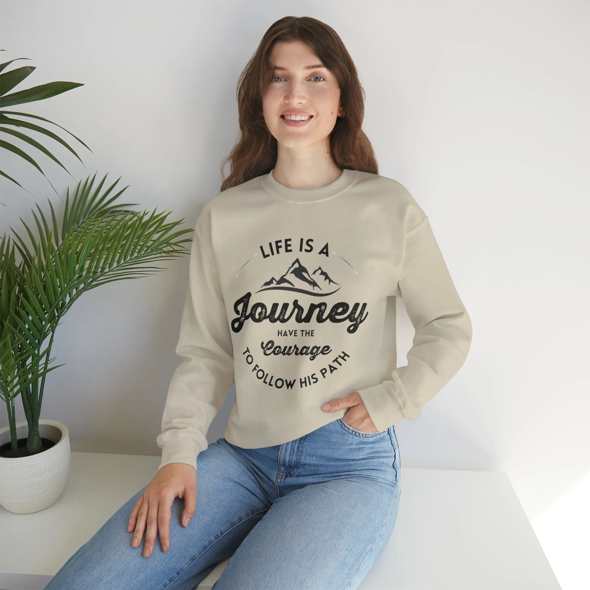 "Journey" Unisex Heavy Blend™ Crewneck Sweatshirt