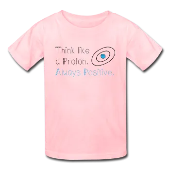 "Think like a Proton" (black) - Kids' T-Shirt