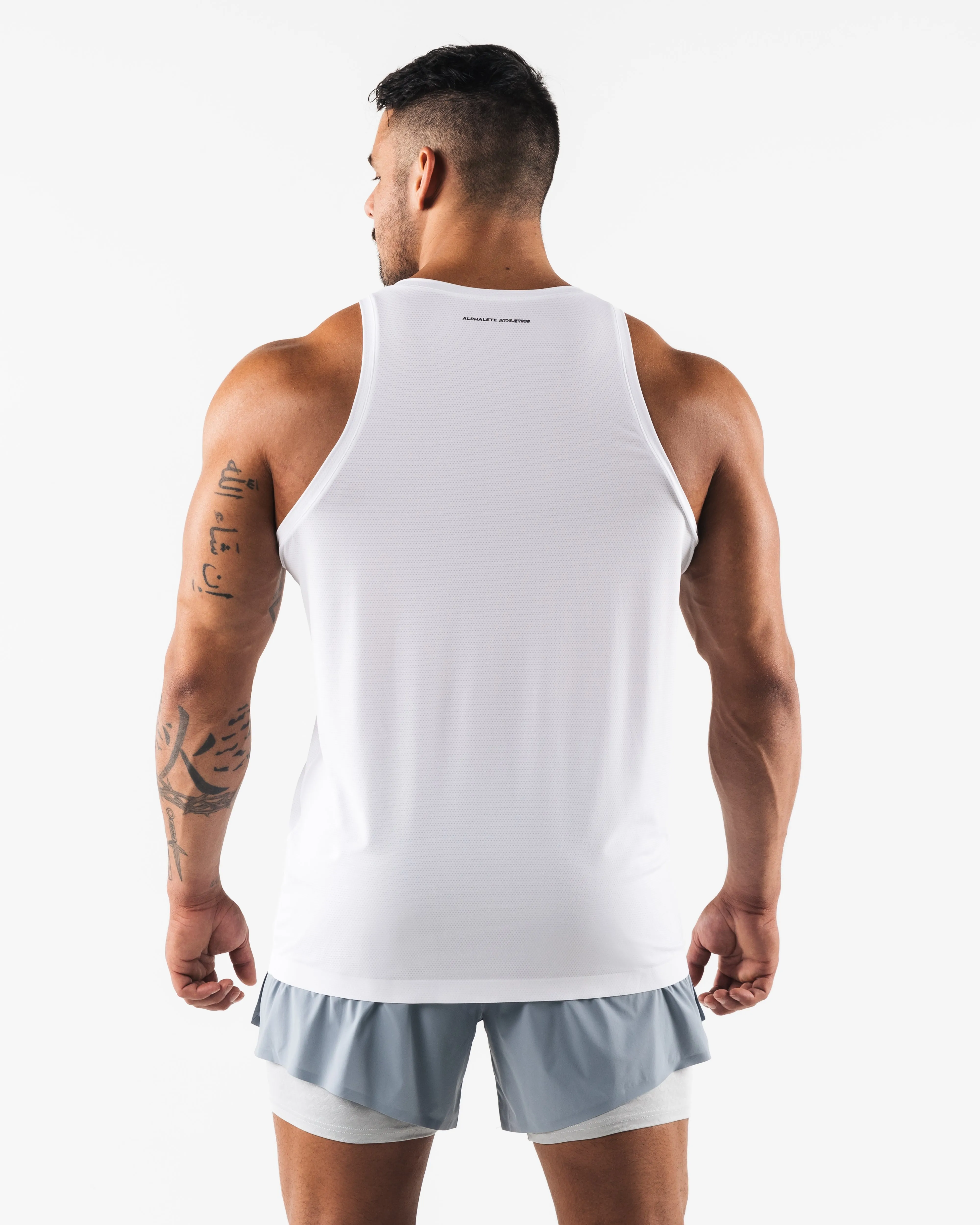 Racer Tank - White