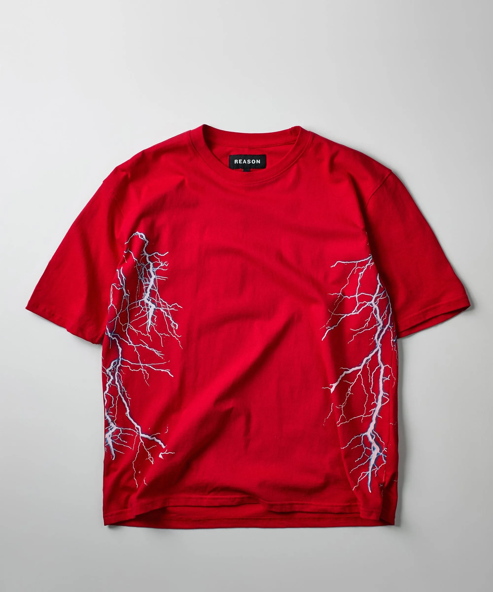 Revenge Oversized Shorts Sleeve Tee - Red