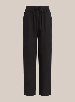 Side Ladder Trim Pocket Trouser - Black