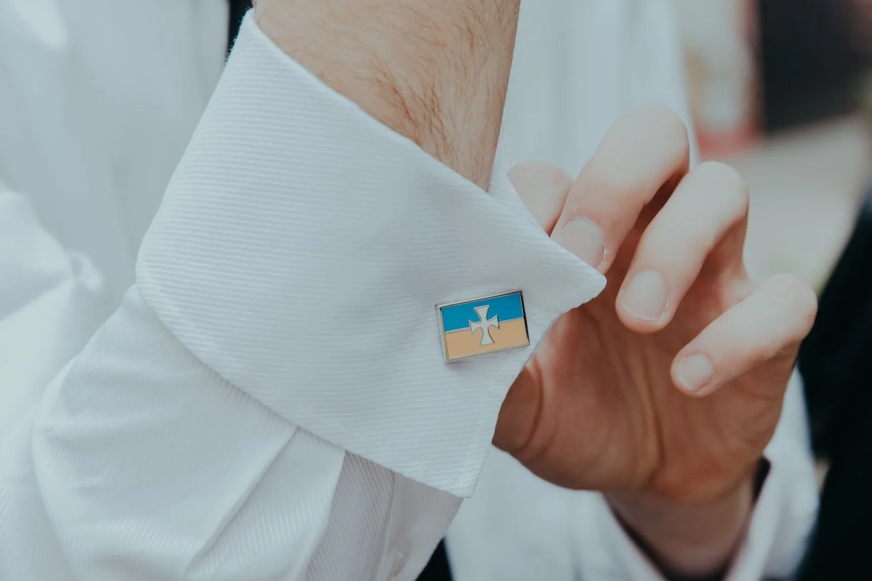 Sigma Chi Flag Cufflinks