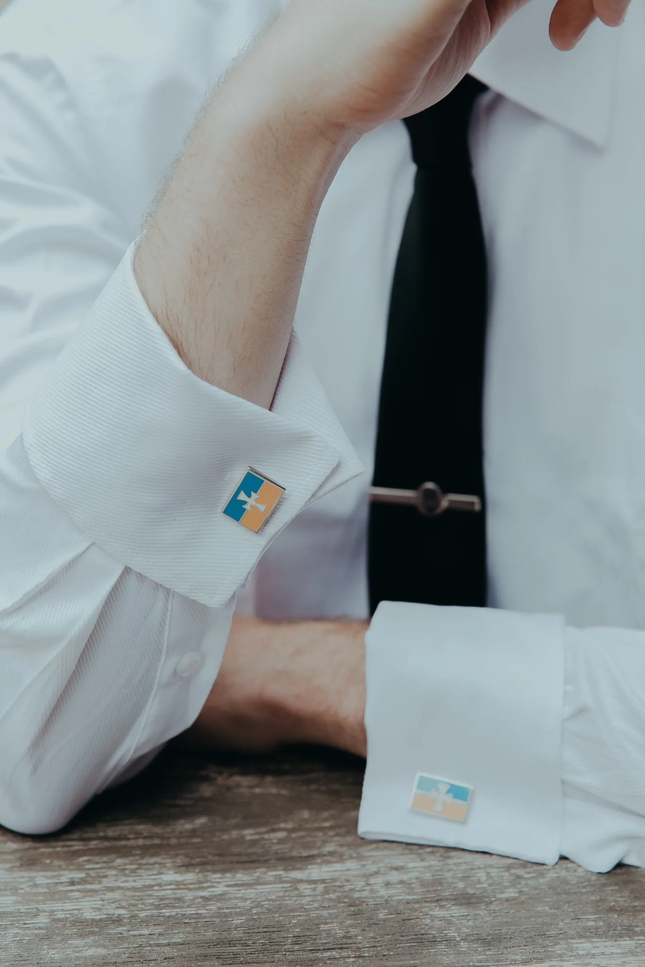 Sigma Chi Flag Cufflinks