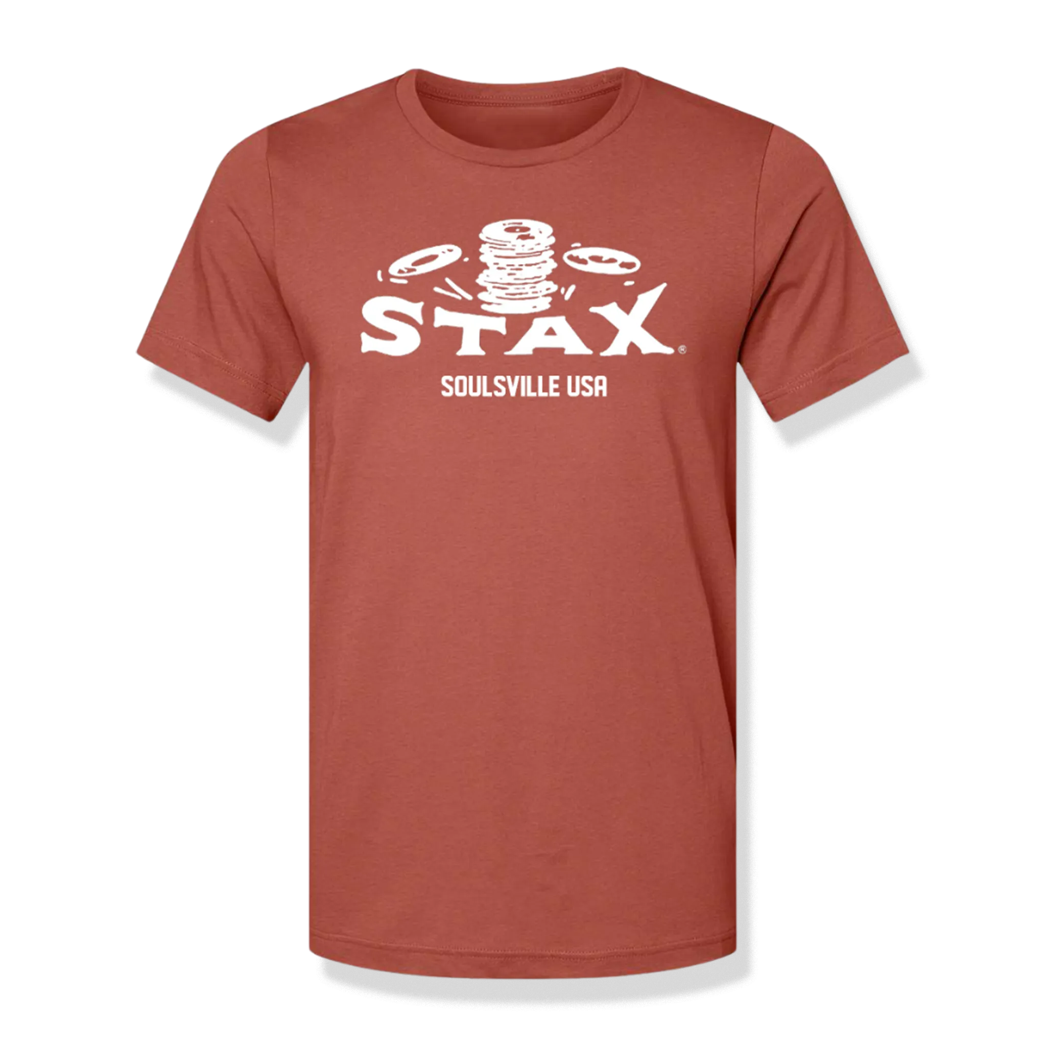 Stax "Falling Records" Logo T-Shirt (Clay)