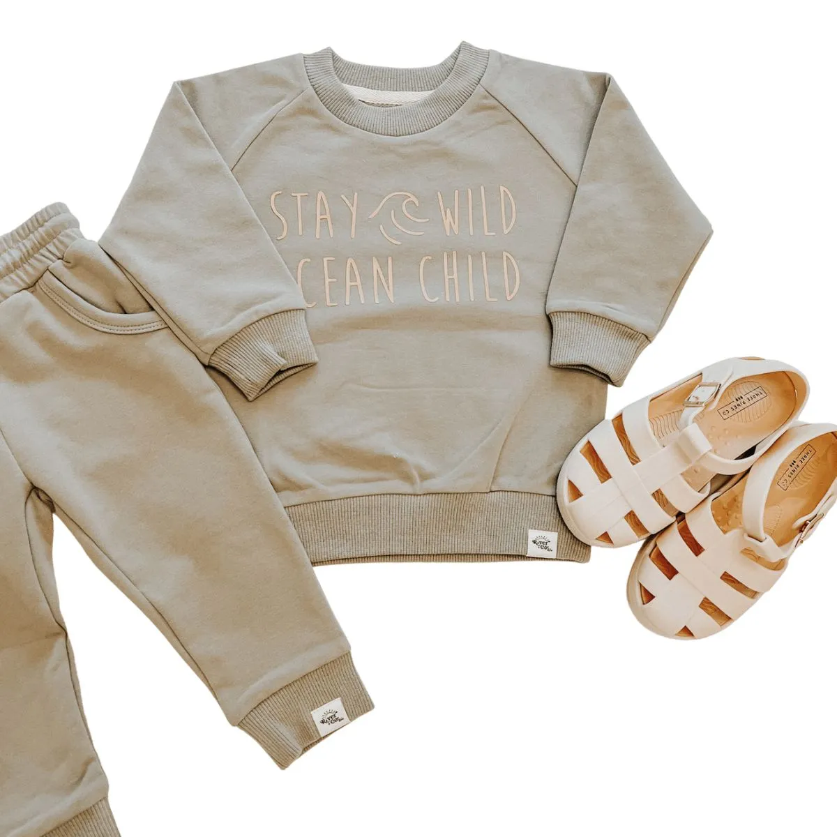 Stay Wild Ocean Child Organic Cotton Pullover