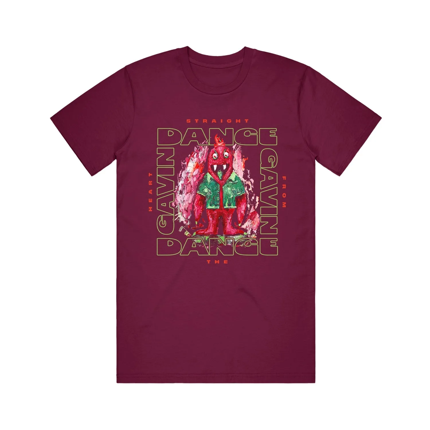 Straight From The Heart - Maroon T-Shirt