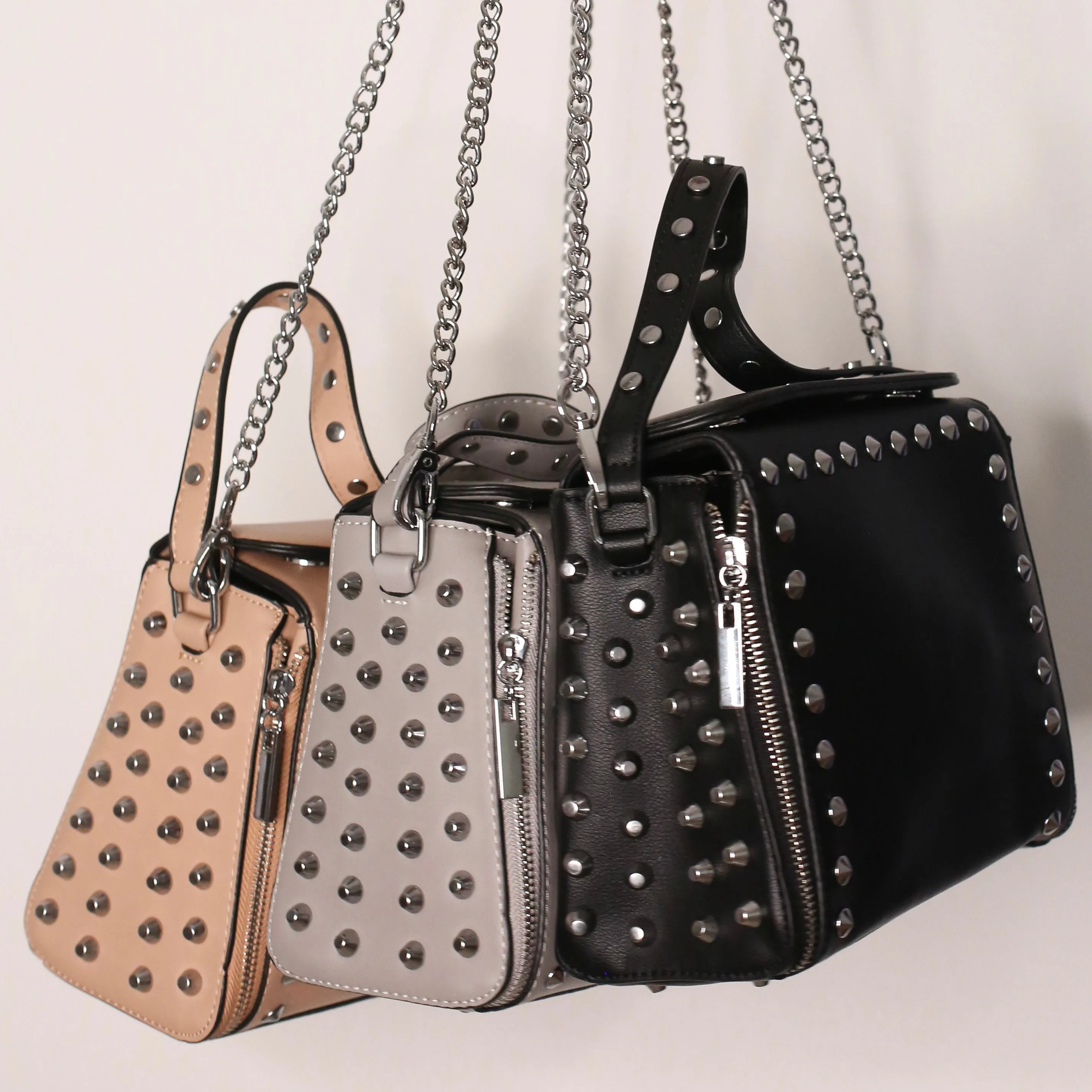 Studded Icon Bag - Black