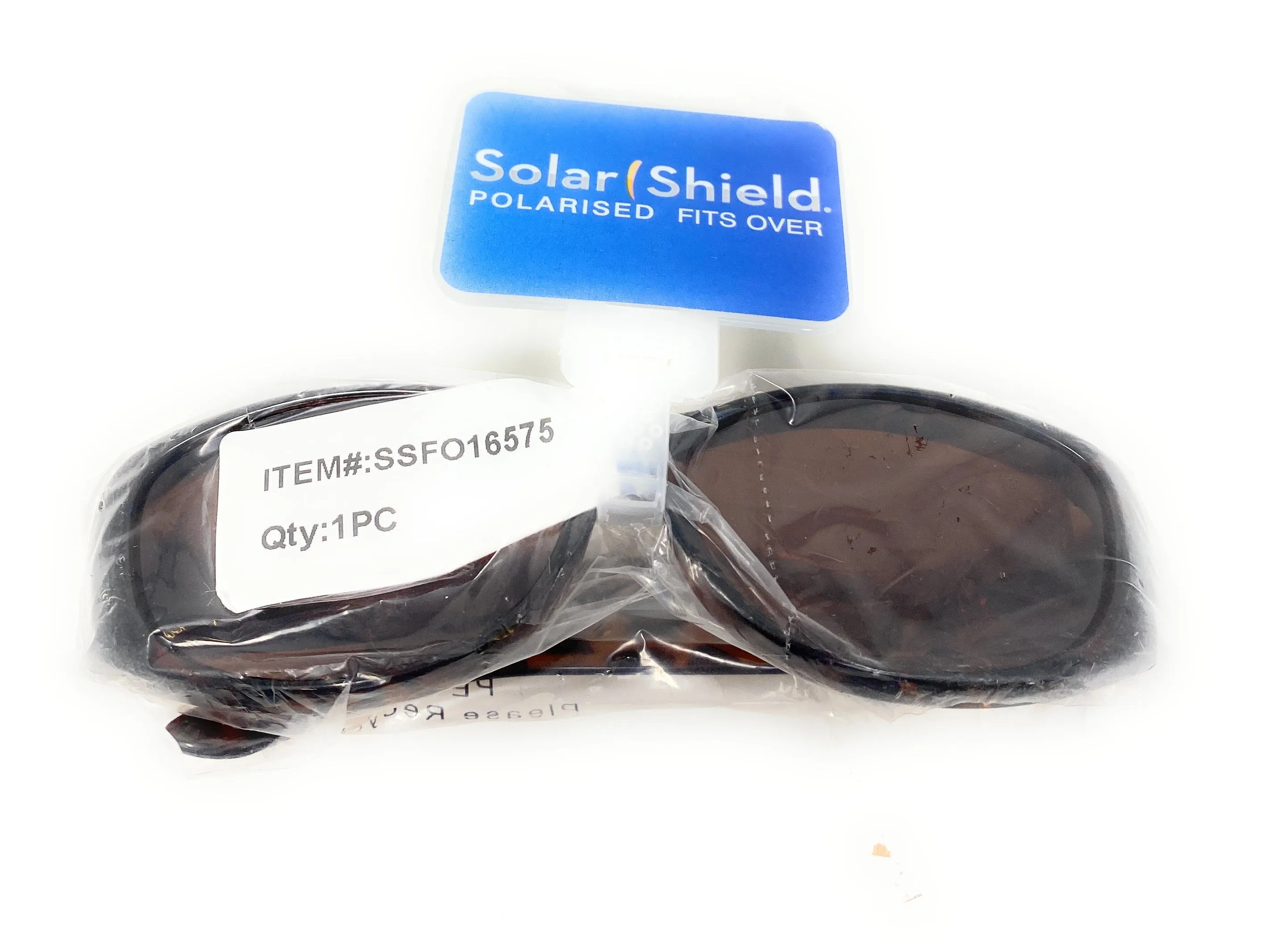 Sunglasses Optical Covers Polarised Brown with Gold Detail