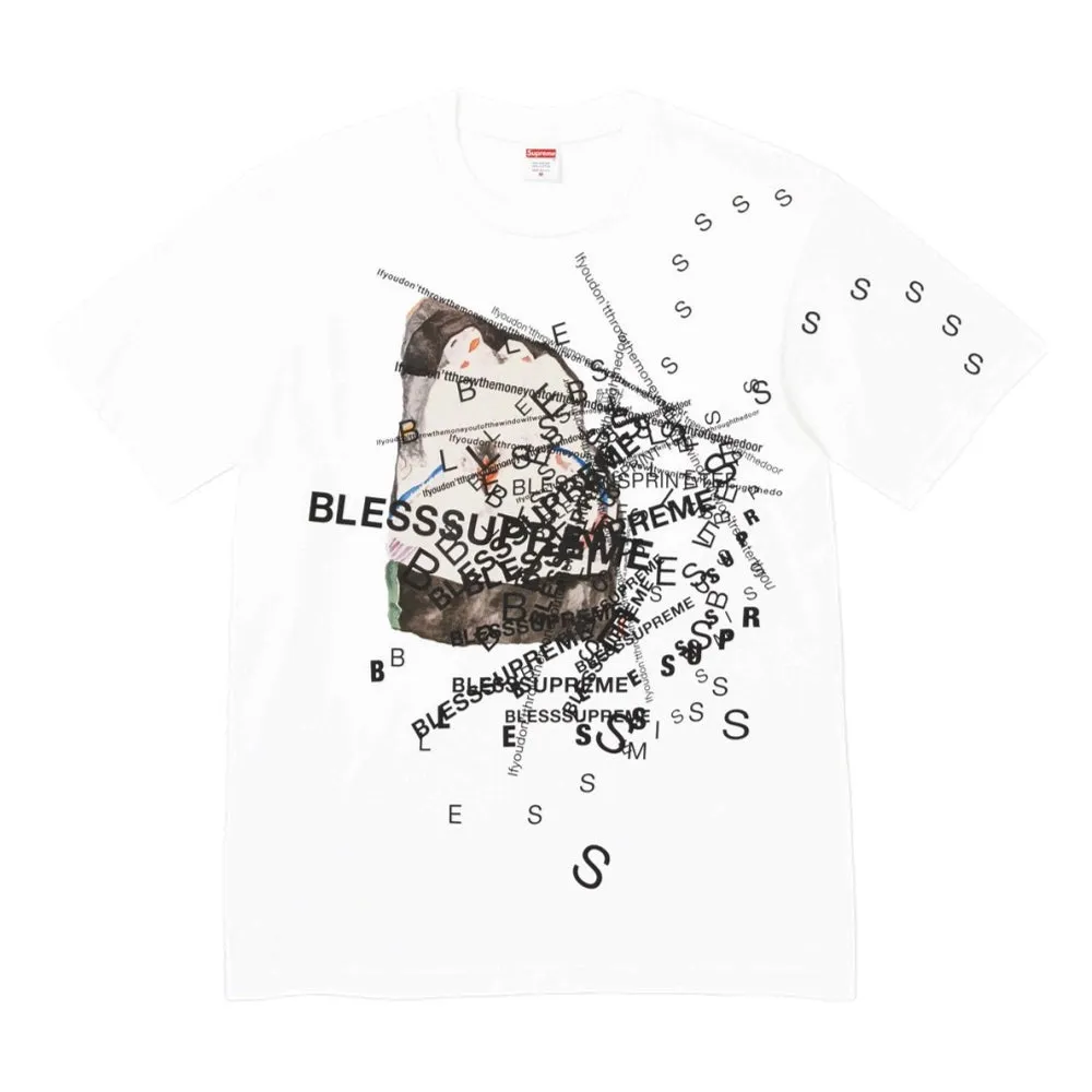 SUPREME BLESS OBSERVED IN A DREAM TEE-WHITE