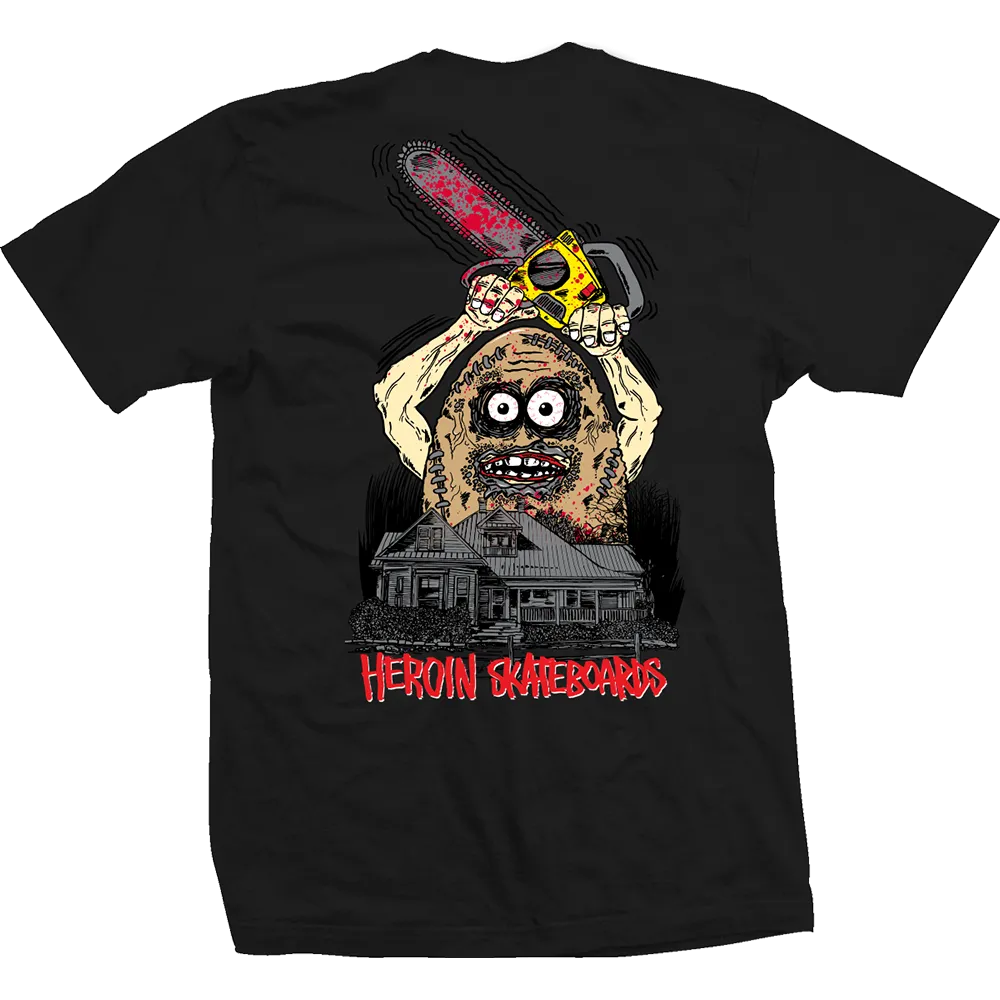 Teggxas Chainsaw Tee Black