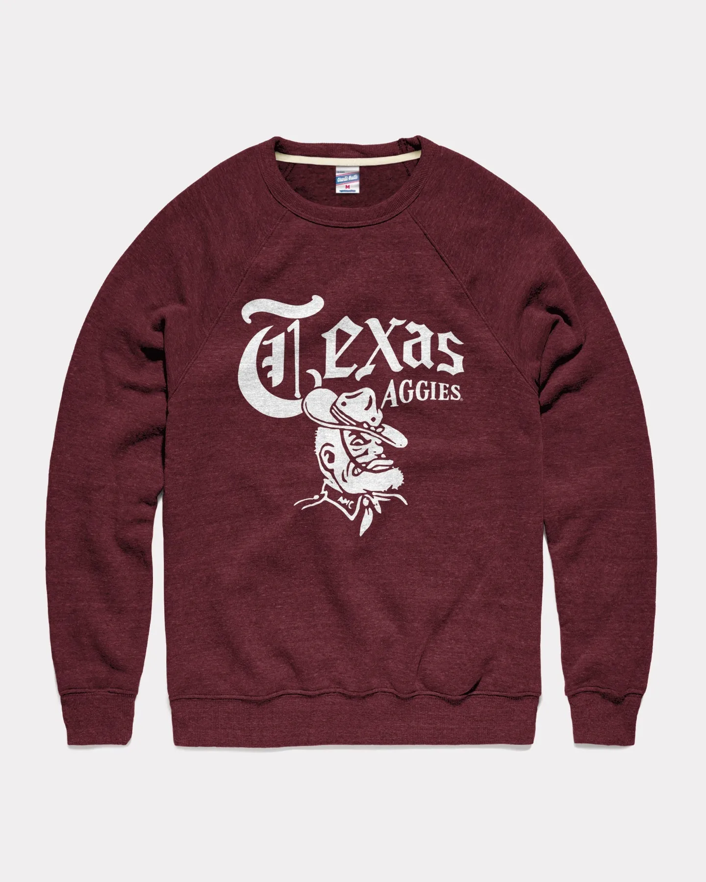 Texas A&M Vintage Pennant Maroon Crewneck