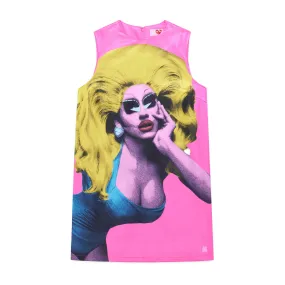 TF x Trixie Portrait Satin A-Line Dress