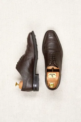 The Armoury Hajime 101808 Jubilee Dark Brown Grained Leather Derby Shoes