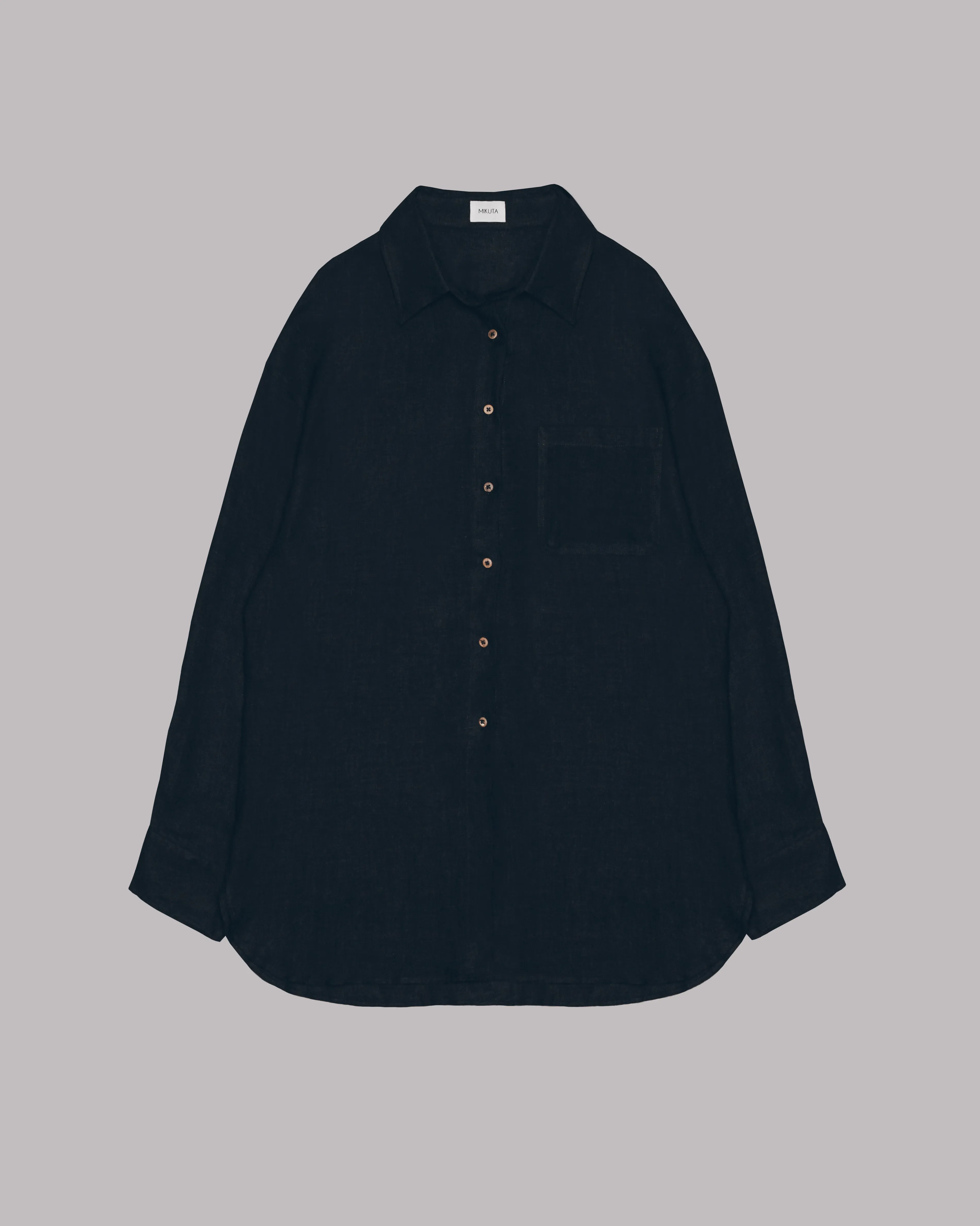 The Black Linen Shirt