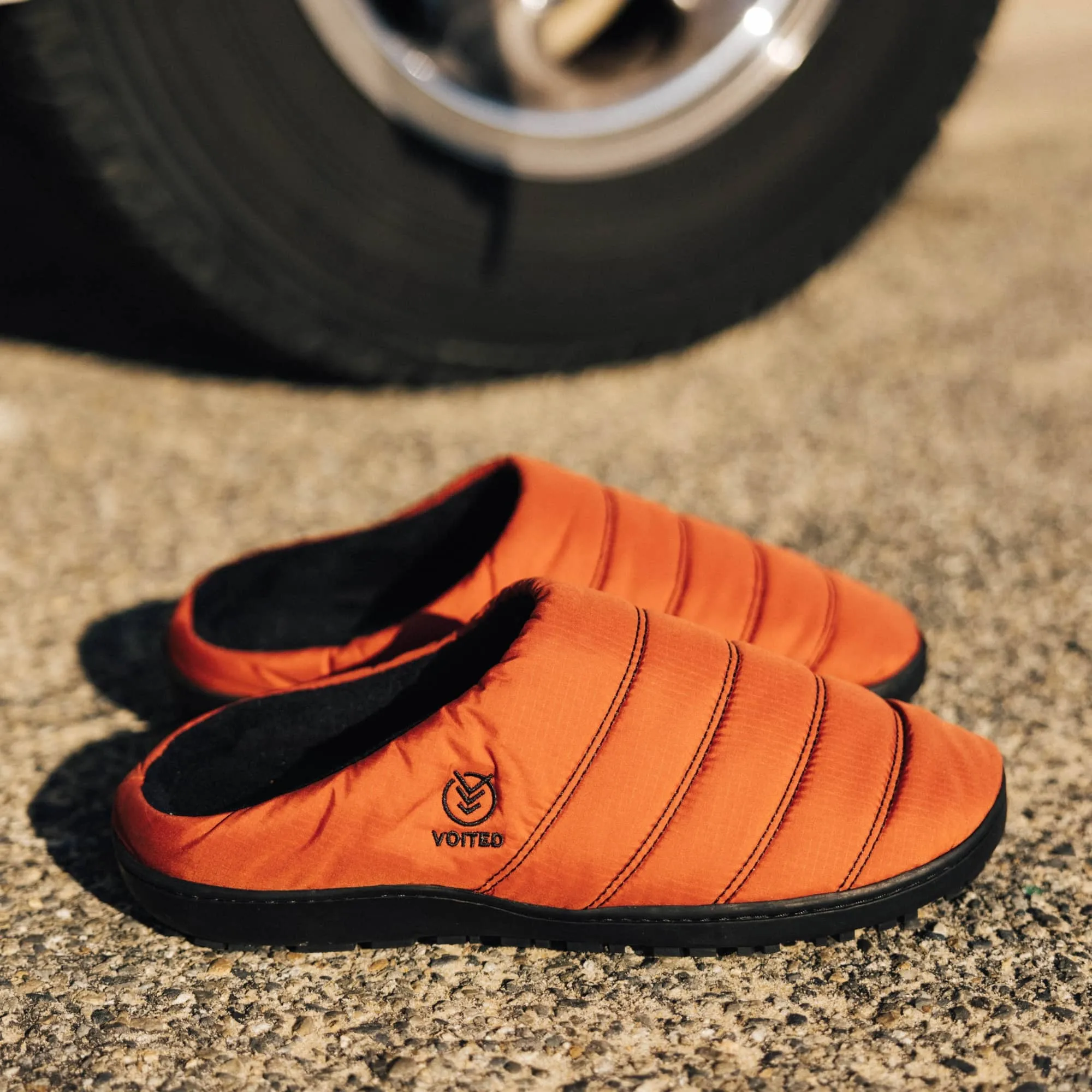 VOITED Soul Slipper - Lightweight, Indoor/Outdoor Camping Slippers - Cinnabar