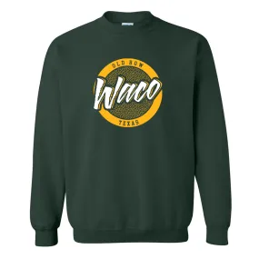 Waco, Texas Circle Logo Crewneck Sweatshirt