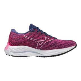 Women's Mizuno Wave Rider 26, Festival Fuchsia/Halogen Blue, 8.5 B