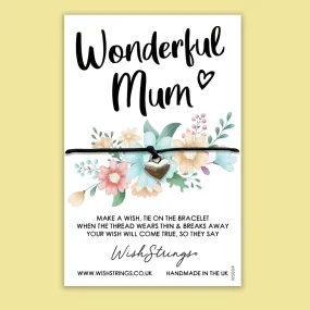 Wonderful Mum Wish Bracelet