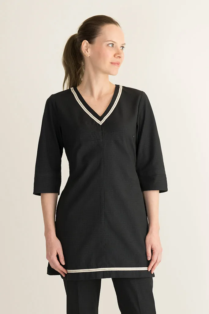 Zeta 3/4 Sleeve Spa Tunic