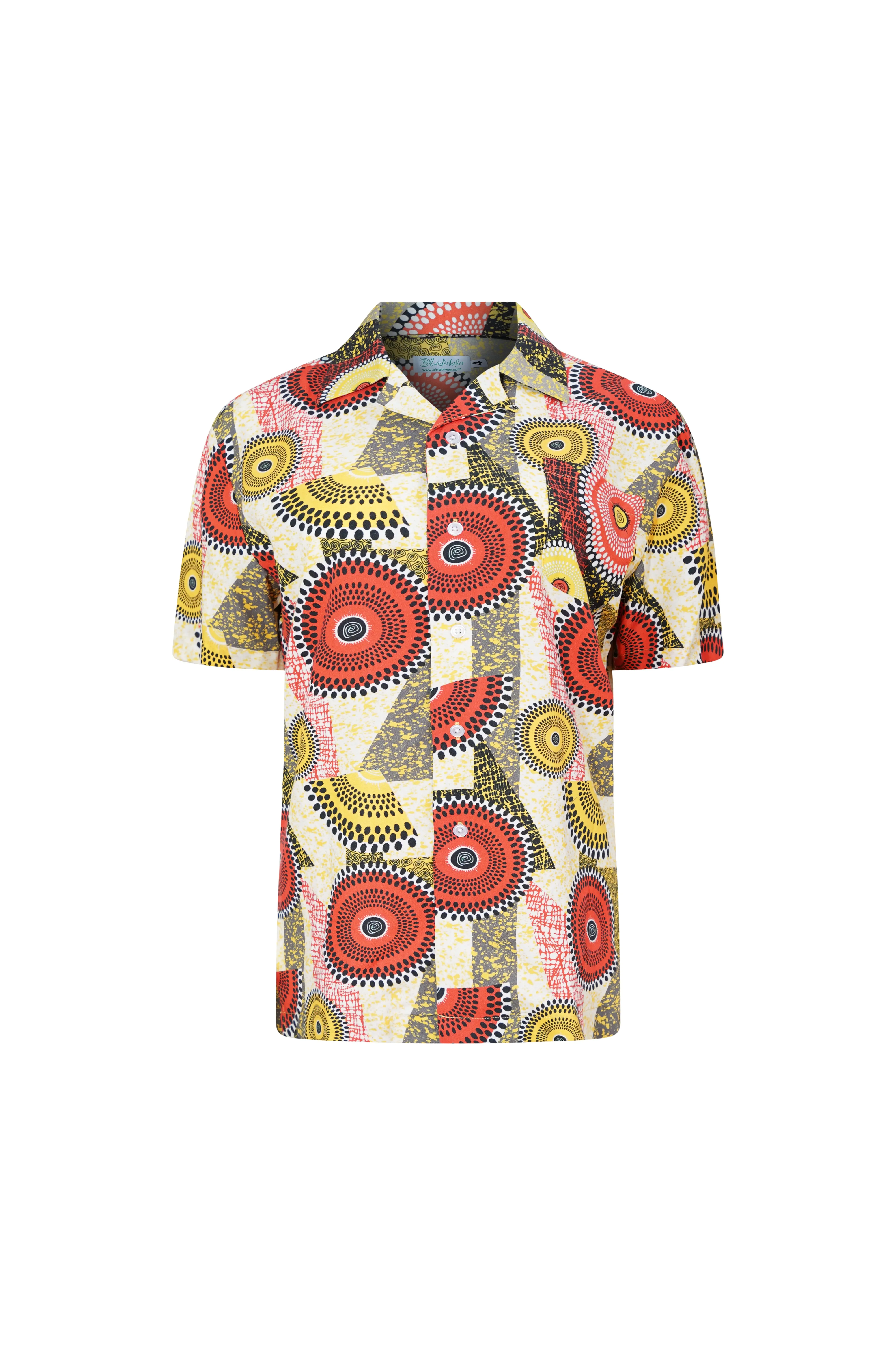 Zika Loose fit Bowling Collar Unisex Shirt - Dreamy Mirage - TENCEL™ Lyocell Linen Blend