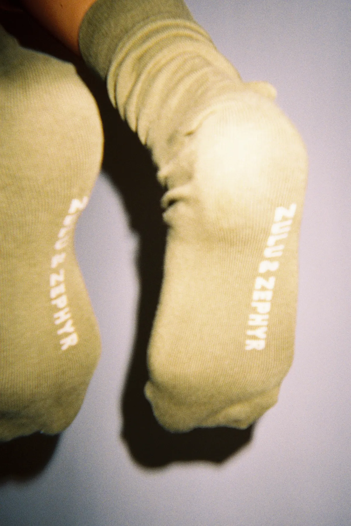 Zulu & Zephyr Logo Sock - Olive