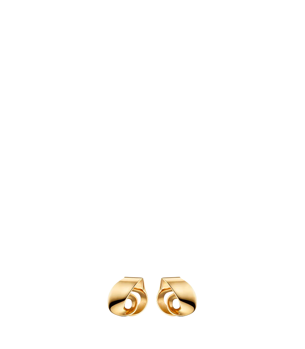 Éole Stud Earrings - 24 carat gold gilded