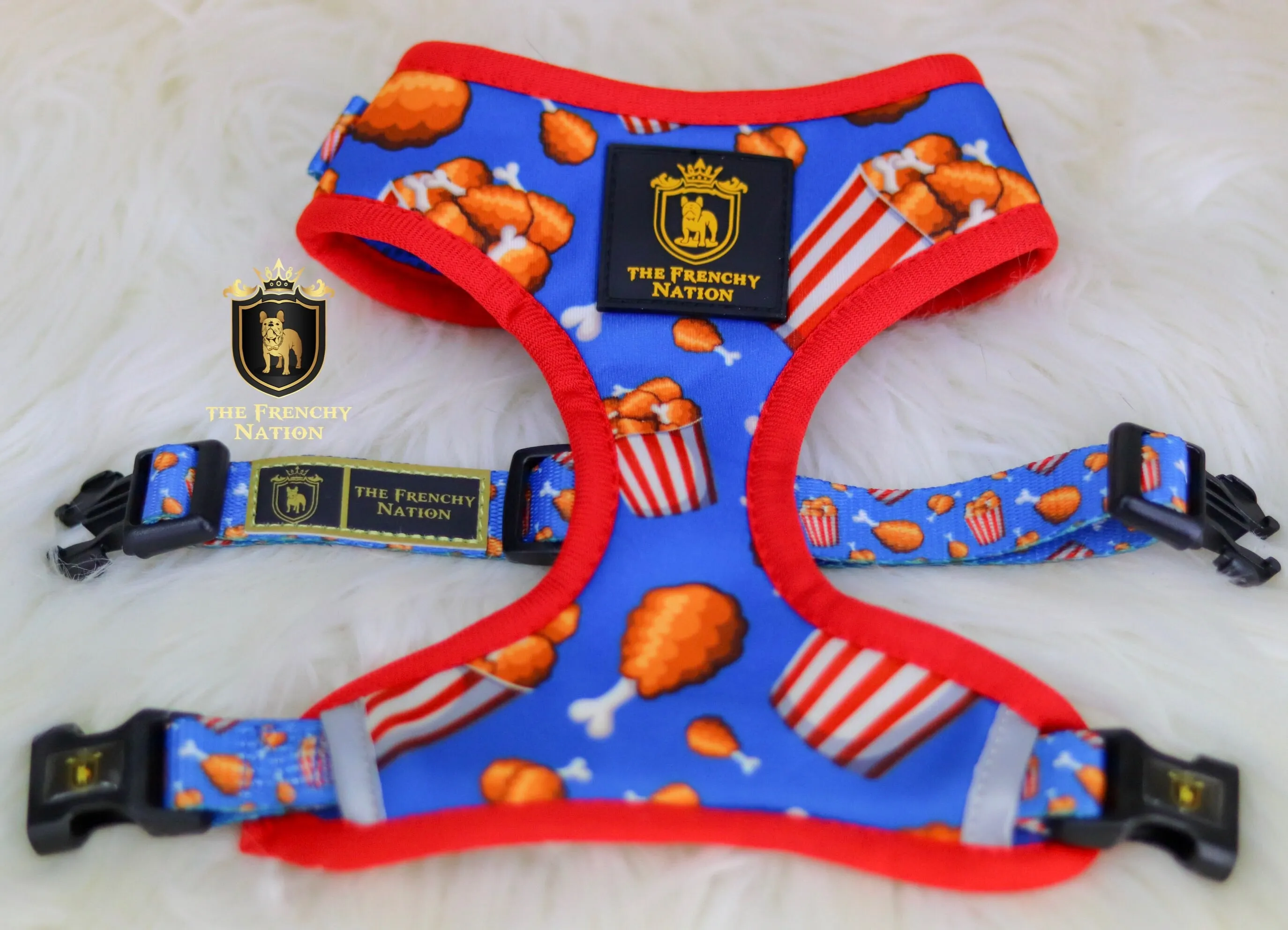 ✨New✨ “Finger licking good “ Puppy Adjustable Harness